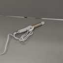 Europe Travel Curling Iron Mini: Dual Voltage Curling Iron for Traveling - Mini Travel Curling Irons 1 Inch with US Plug,Gold 450 for Thick/Coarse Short Hair