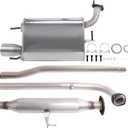 Exhaust Resonator Muffler Pipe System Replacement kit Compatible with 2007 2008 2009 2010 Camry 2.4L，2010 2011 Camry 2.5L，Muffler and Tail Pipe，Repklace OE: 48341 53685