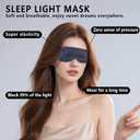 9 Pcs Sleep Masks for Women, Men, Light Blocking Eye Mask for Sleeping, Breathable Blackout Sleeping Mask with Zero Pressure Design, Comfort Fit for Side/Back/Stomach Sleepers, Travel and Yoga