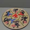 Master Novelty Toys Magnetic Ninja Dartboard Game for Kids-Includes 1 Target Board and 4 Magnetic Ninja Stars-Family Game Night- Suitable for Indoor and Outdoor Use