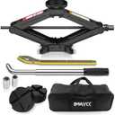IMAYCC Car Jack 2.5 Ton/5512 lbs Universal Scissor Jack With Rubber Pad, Portable Tire Changing Kit With Lug Wrench, Emergency Kit for Sedan SUV MPV