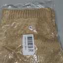 Cakulo Womens Oversized Sweater Vest Mock Neck Pullover Sweaters (Brown, M)