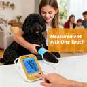 Veterinary Blood Pressure Monitor for Pet Dog and Cat, Animal Automatic Digital BP Machine with Large LCD Screen Backlight 3 Cuffs 270 Data Memory Silent