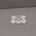 Threaded/Screw-On Caps for 3 and 5 Gallon Water Bottle Jugs (6 pk) (53mm, White)