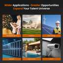 QILIPSU Waterproof Junction Box IP67 Outdoor Plastic Electrical Project Enclosure Weatherproof with Mounting Plate, Wall Brackets, Hinged Grey Cover 16.1"x12.2"x7.1"