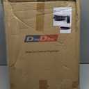 DINDON 2 Tier Pull Out Cabinet Organizer (17" W x 18" D) Heavy-Duty Metal Sliding Drawer Shelf, Two Tier Pull Out Shelves for Kitchen Cabinets, Pantry, Bathroom, Chrome Finish