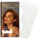 Glitter Freckles Makeup Pathes, Gold Face Sparkle Freckles, Rave Festival Outfit Accessories for Women- 8 Counts