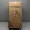 Pamo Babe Portable Playpen Foldable Playard for Baby and Toddler Mattress, Changing Table for Newborn Portable Playard (Black)