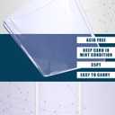 Top Loader Card Sleeves 480 ct, 35 PT Premium - 240 Hard Plastic & 240 Soft Clear Sleeves for 3" x 4" Trading Cards