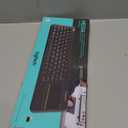 Logitech K400 Plus Wireless Touch TV Keyboard with Easy Media Control and Built-in Touchpad, HTPC Keyboard for PC-Connected TV, Windows, Android, ChromeOS, Laptop, Tablet - Black