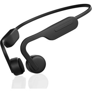 Bone Conduction Headphones, Wireless Bluetooth Open-Ear Sports Headphones with Mic, Type-C Quick Charging 12H Playtime, Upgrade Waterproof Earphones for Running, Walking, Cycling, Workout, Gift