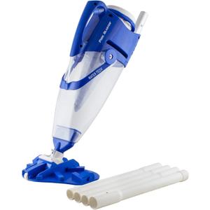 POOL BLASTER Centennial Rechargeable, Cordless Pool Vacuum - XL Capacity Handheld Pool Cleaner for Above Ground & In-Ground Pools for Leaves, Dirt and Sand & Silt - Battery-Powered Hoseless Design