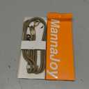 Manna Joy Phone Lanyard Crossbody with 2 Hanging Loops: Metal Buckle Adjustable SkinFriendly Cell Phone Strap for iPhone Around,HandsFree Universal Anti Theft Neck Lanyards For Outdoor Travel,Khaki