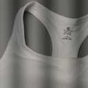 ATTRACO Workout Tank Tops for Women with Built in Bra Ribbed Seamless Yoga Tanks Tight Fit (8, White)