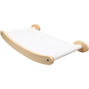 Wall-Mounted 50cm Cat Climbing Frame, Sisal Scratch Post with Ladder, Hammock & Indoor Cat House(Hammock 1)