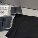 Men's Incontinence Underwear, Leak Proof Washable Reusable Cotton Boxer Brief, Heavy Flow Bladder Leak 3 Pack (Black, Large)