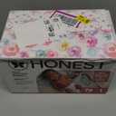 The Honest Company Comfort Dry Disposable Diapers for Sensitive Skin, Hypoallergenic, Rose Blossom + Tutu Cute, Club Box Size 1 (814 lbs), 78 Count