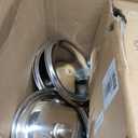 Chafing Dishes for Buffet, 4 Pack 7QT Round Silver, Pre-Assembled Stands