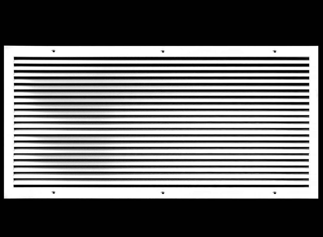HVAC Premium 36" X 14" Aluminum Return Grille - Easy Air Flow - Linear Bar Grilles [Outer Dimensions: 37.875 X 15.875]