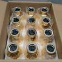 Christmas Gold Bud Vases, Small Bud Glass Vases For Centerpieces Set of 12 Golden Flower Vases For Wedding Home New Year Party Table Centerpieces Decor