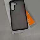 TORRAS Shockproof for Samsung Galaxy S24 Case 6.2", 12FT Military Grade Drop Tested, Translucent Matte Hard Back & Soft Edge Thin Slim Protective Galaxy S24 Case 5G Guardian Series, Black