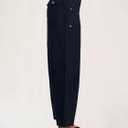 Flamingals Straight Wide Leg Jeans for Women Mid Waisted Casual Raw Hem Denim Capris Pants with Pockets (S)