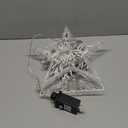 BlcTec Outdoor Christmas Lights 344 LED Christmas Star Lights with 9 Strands 11.9ft Waterfall Tree Lights, 8 Modes, Waterproof & Timer for Garden Yard Patio Outdoor Xmas DecorationsRed Green White