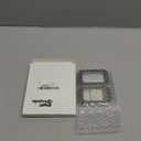 Singhoow 2 Pack Magnetic Needle Holder Case with Clear Lid Strong Built-in Magnet Secures Pins Under 6.5cm Portable Needle Organizer Box with Snap for Sewing Quilting Crafts Bobby Pins Paper Clips