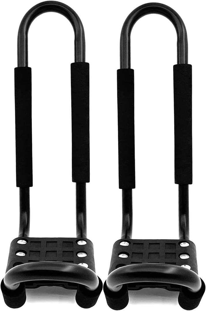 Taelakeni 1 Pairs Kayak Carrier Roof Racks, Universal Cars Kayak Canoe Roof Rack for SUV, Jeeps