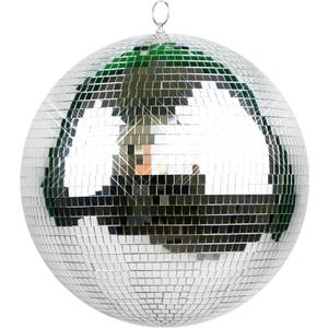 16-Inch Large Disco Ball Big Hanging Mirror Ball Disco Ball Decor for Disco Party Decorations, Weddings, Events, Disco Christmas Decor, and Home Celebration