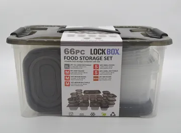 Lockbox Food Storage Set 50 Pcs