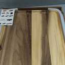 Acacia Wood Cutting Board, 18 x 12 x 1 Inches Thick Wood Charcuterie Cheese Board, Wooden Chopping Board with Deep Juice Groove and Handles, Pre-oiled Butcher Block for BBQ, Turkey, Meat