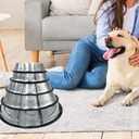 2 Pack Stainless Steel Dog Bowls with Rubber Bottom, Non Skid Non Spill Heavy Duty Premium Quality Pets Feeder Bowls for Dogs and Cats and More (6Cup / 48oz)