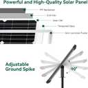 POPOSOAP Solar Water Pump Fountain,20W Solar Fountain Pump 320GPH Solar Powered Water Pump with Adjustable Flow, PVC Tubing and 16.4ft Cord Length for Ponds, Garden, Waterfall, Fish Pond