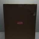 Tall Lamp Shade, 10" Top X 10" Bottom X 13" High Large Drum Lampshade for Table Lamps Floor Lamp, White Line Fabric Lamp Shade, Easy Assembly Replacement Lampshades (1pack)