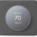 Compatible with Google Nest Thermostat 2020 Wall Plate Cover - Petrichor Nest Thermostat Trim Kit, Made for Google Nest Thermostat 2020, Cover Imperfections Easy to Install - Charcoal (Gray)