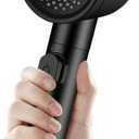 3-Speed Adjustable Filtered Shower Head With One-Click Water Stop, High Pressure Handheld Shower For Spa-Grade Bath Experience(Gun grey) (4 Inch)