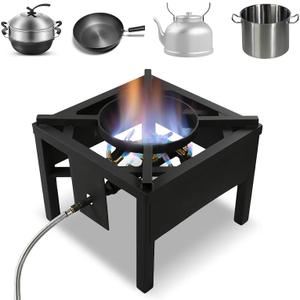 Propane Burner for Outdoor Cooking (23 Tips Jet Burner)