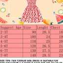 CM-Kid Toddler Girl Sleeveless Dinosaur Sunflower Dresses Summer Beach Outfit Strawberry Butterfly Ladybugs Sundress (5-6 Years)