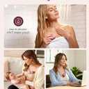 Momcozy A1Pro Lactation Massager, Deep Vibration & Rapid Heating for Clog Relief & Efficient Pumping, Breastfeeding Essentials with Memory Function & Fast Charging, for Postpartum Mom