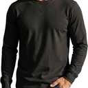 Men's 100% Cotton T-Shirt Solid Color Crewneck Tee for Everyday Wear Pre-Shrunk Casual Basic Top (M)