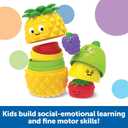 Learning Resources Big Feelings Nesting Fruit Friends - Fine Motor Toys, Social Emotional Skills Regulation Tools for Kids, Gifts for Boys and Girls, Classroom Must Haves, Occupational Games
