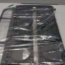 Bodaon 8 Cup Drink Carrier with Handle, Plastic Cup Carriers for Drinks, Drink Holder for Car, Take Out Delivery Drivers Accessories, Portable Foldable Reusable Mobile, Use for Food Delivery Bag, (Black)