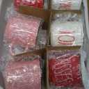 6 Pcs Valentine's Day Mini Coffee Mugs with Ribbon Love Mini Coffee Cups Valentine's Tiered Tray Decor for Anniversary Wedding Table Centerpieces Decoration