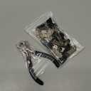 TecUnite 85 Pcs Zipper Repair Kit with Replacement Zipper and Pull Nylon Zippers Slider Universal Zippers Repair Kit with Instruction Manual Install Plier for Luggage Jacket Coat Jean Black and Silver