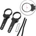 2 Inch Universal Side Roll Cage Bull Bar Tube Clamps LED Light Mount Brackets Compatible with Polaris Ranger RZR Ace General Fit Arctic Cat Fit Yamaha YXZ Fit Kawasaki Teryx ATV UTV