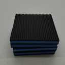LBG Products Rubber Anti-Vibration Isolator Pads,Heavy Duty Blue EVA Pad for Air Conditioner,Compressors,HVAC,Treadmills etc (6'' X 6'' X 7/8'')