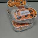 2 x MoDooris 6PCS Halloween Pumpkin Decor Wooden Tiered Tray Decor Halloween Table Sign Fall Pumpkin Freestanding Blocks Signs for Halloween Thanksgiving Fall Party Mantel Farmhouse Home Indoor Decoration