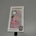 for iPhone 12 Case, Coastal Life Pattern with Tropical Collage, Military-Grade Drop Protection, Pink Paradise Soft Slim TPU Protective Cover with Camera Protection for Women & Girls