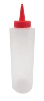 MAGICLULU 8 Pcs Squeeze Bottles Transparent Condiment Dispensers for Sauces Dressings Ketchup Kitchen Gadget for Monitoring Sauce Levels